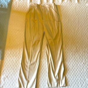Agnes B. Slightly flared beige pants